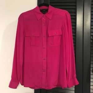 Marc by Marc Jacobs Silk Button Down Blouse